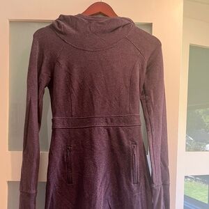 XXS Purple and/or Grey Athleta Sweatshirt Dress
